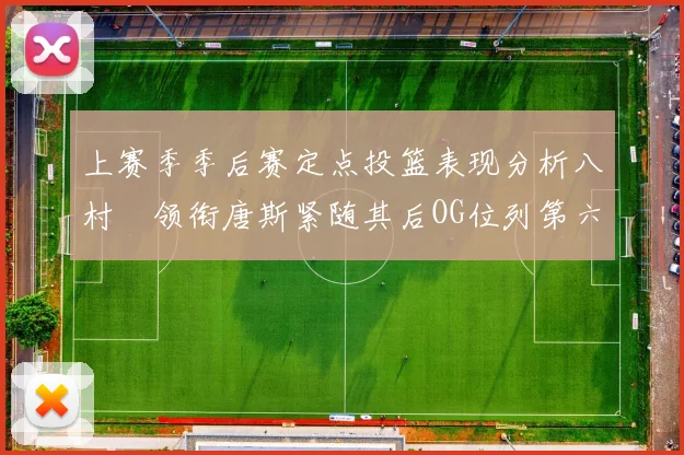 上赛季季后赛定点投篮表现分析八村塁领衔唐斯紧随其后OG位列第六